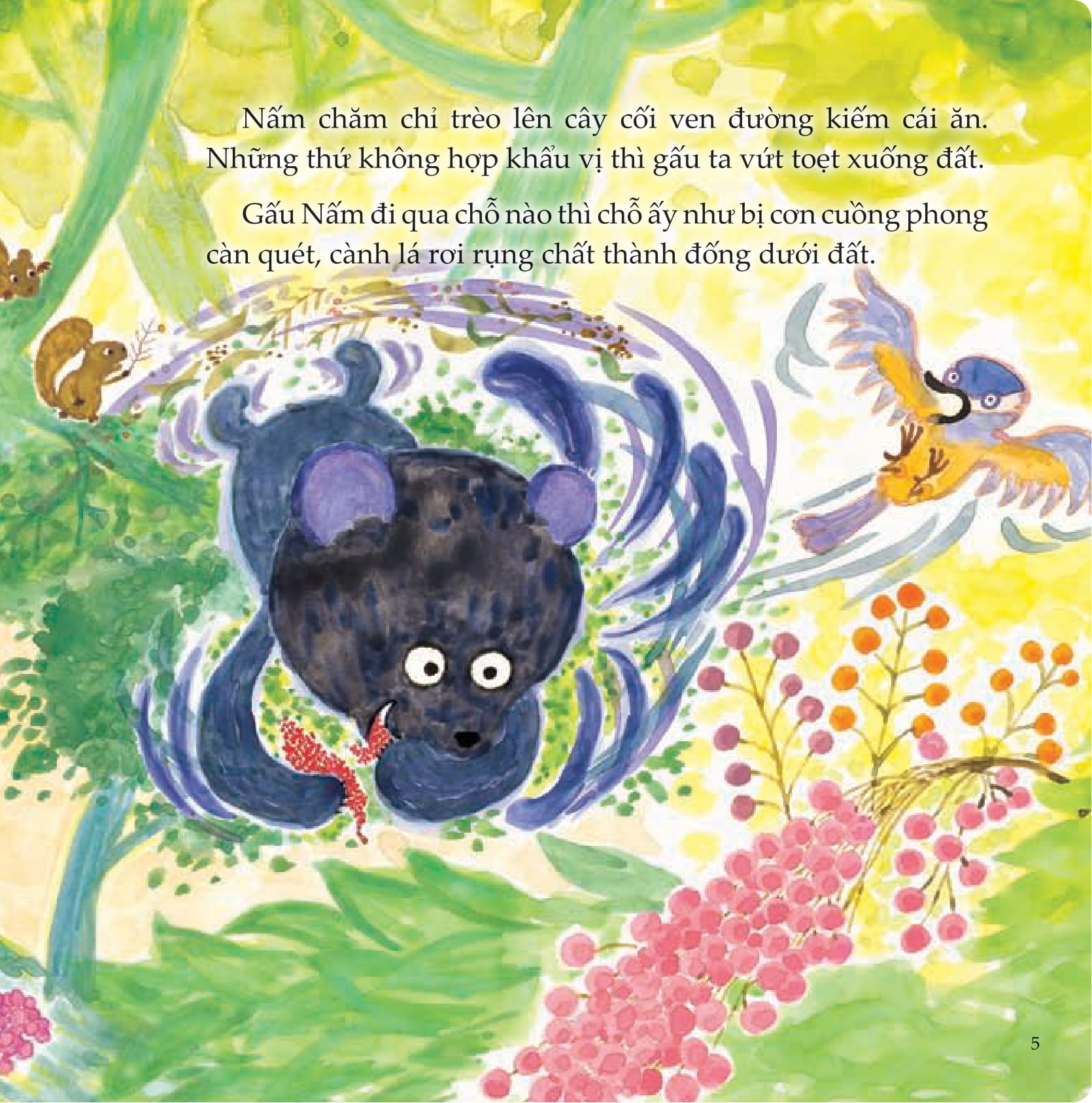 cuộc sống tươi đẹp - học cách chia sẻ - bữa tiệc trong rừng