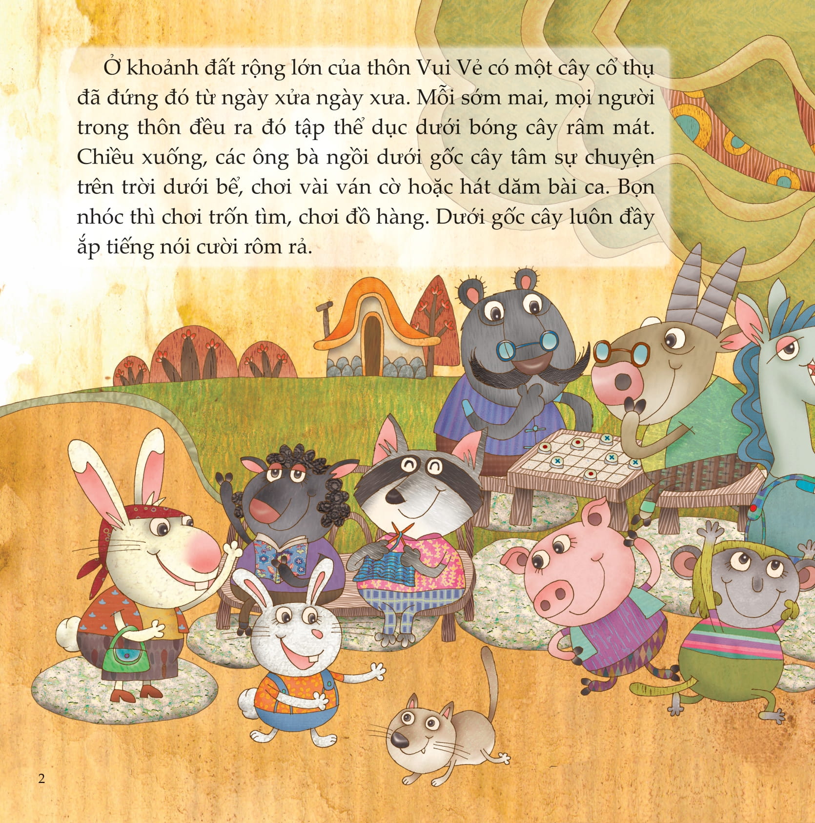 cuộc sống tươi đẹp - học cách hợp tác - cây kỉ niệm