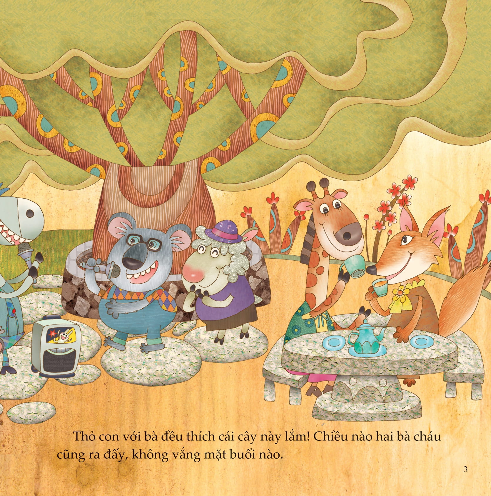 cuộc sống tươi đẹp - học cách hợp tác - cây kỉ niệm