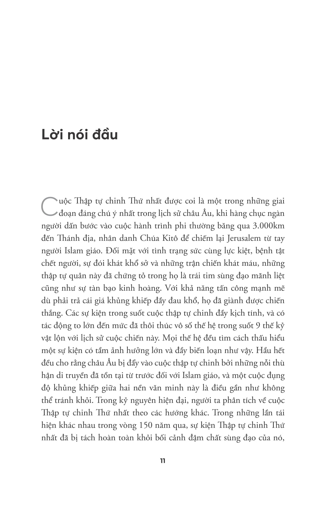 cuộc thập tự chinh thứ nhất - cội nguồn xung đột giữa kitô giáo và islam giáo