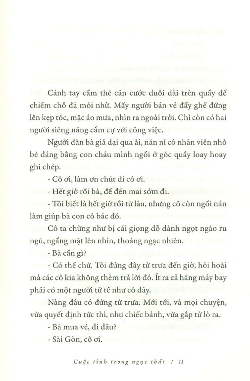 cuộc tình trong ngục thất