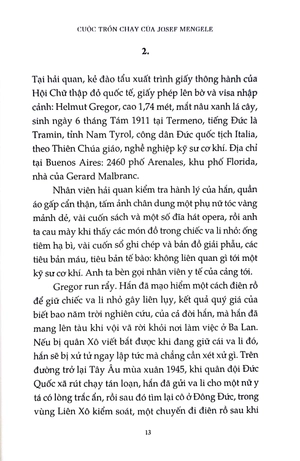 cuộc trốn chạy của josef mengele