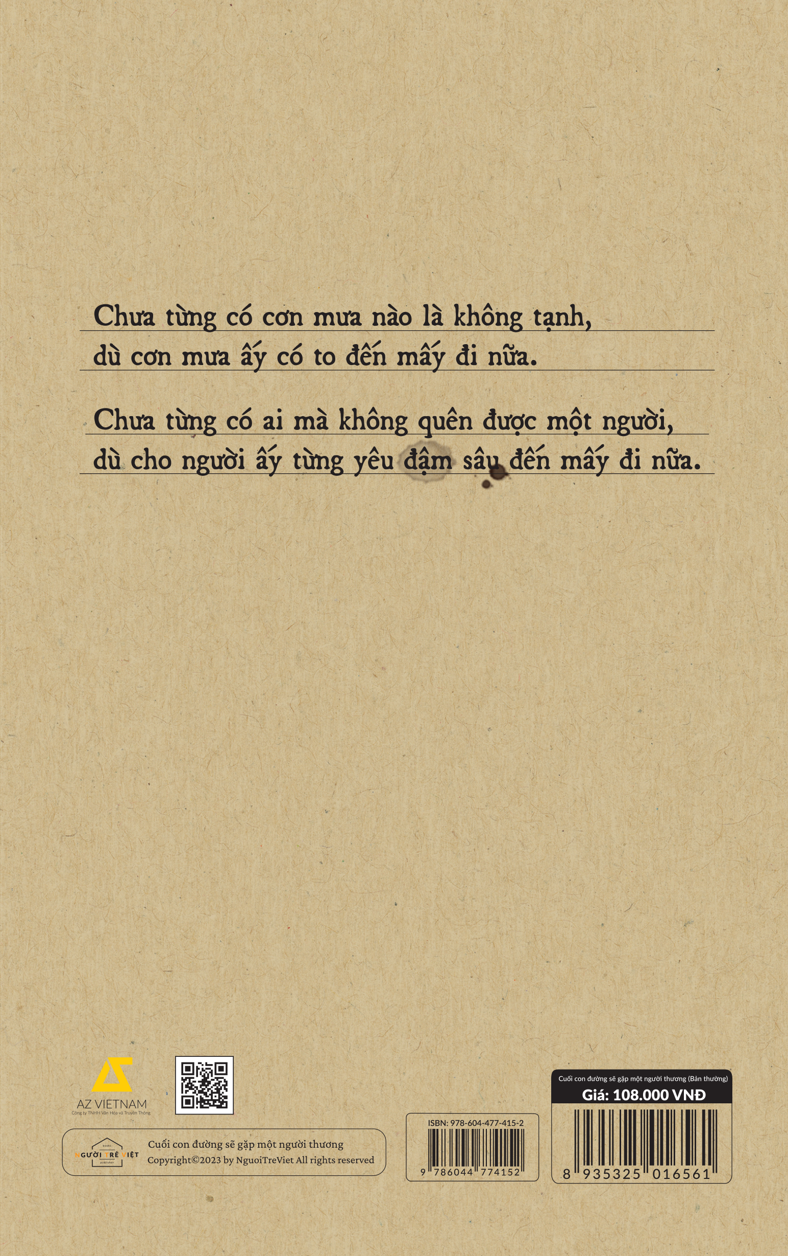 cuối con đường sẽ gặp một người thương - tặng kèm bookmark