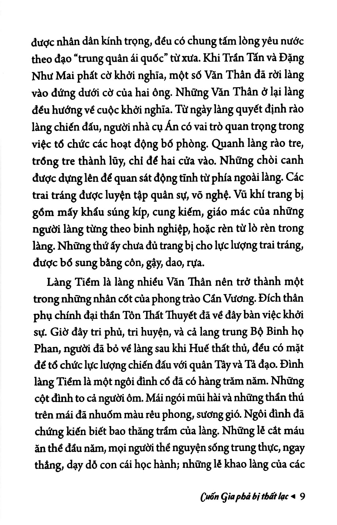 cuốn gia phả bị thất lạc
