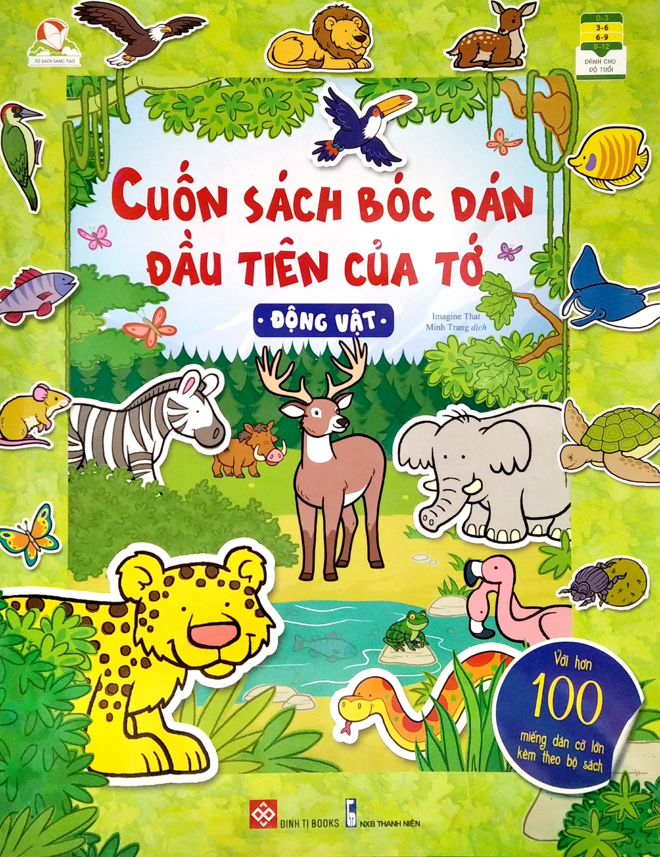 cuốn sách bóc dán đầu tiên của tớ - động vật