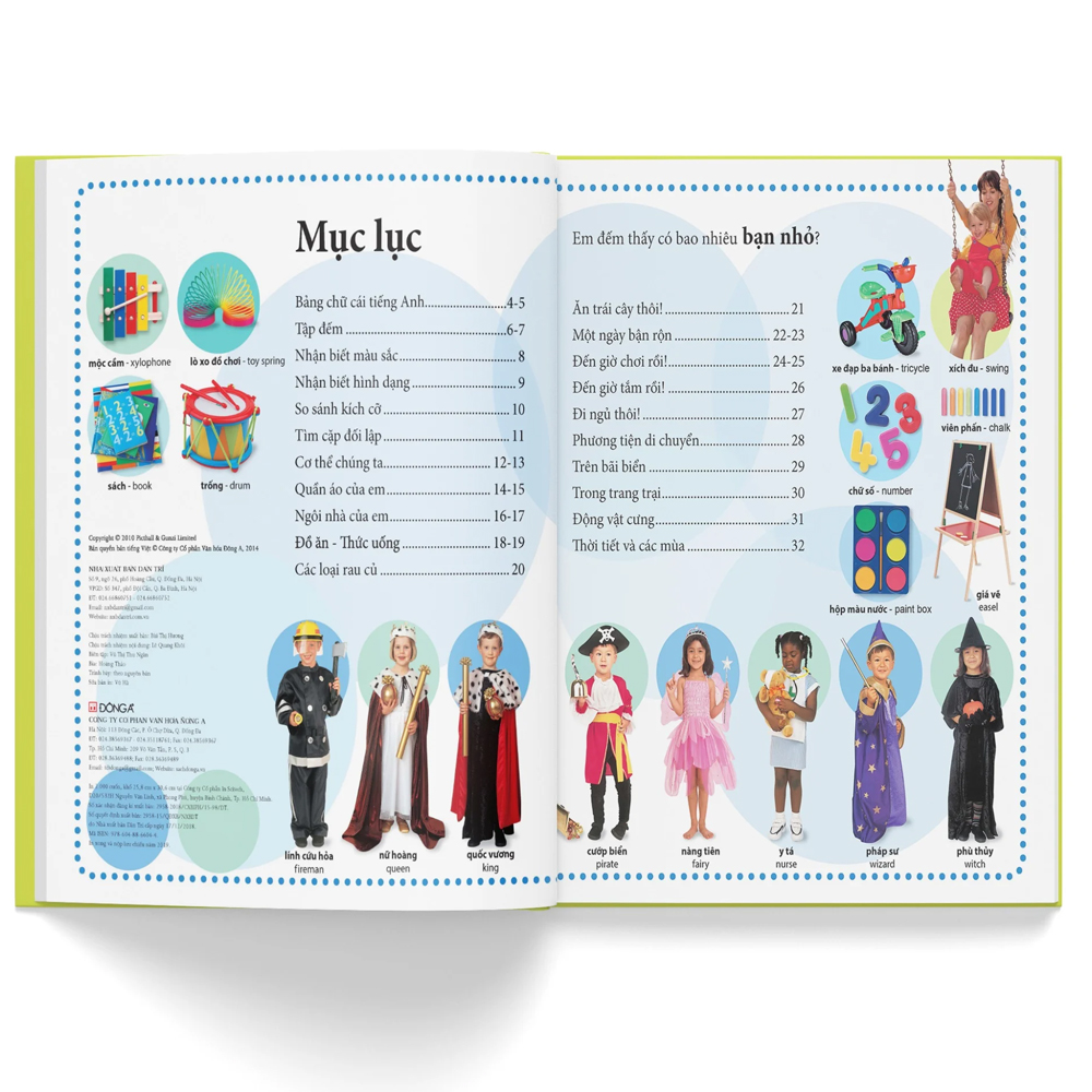 cuốn sách cầu vồng - tiếng anh cho bé (2019)