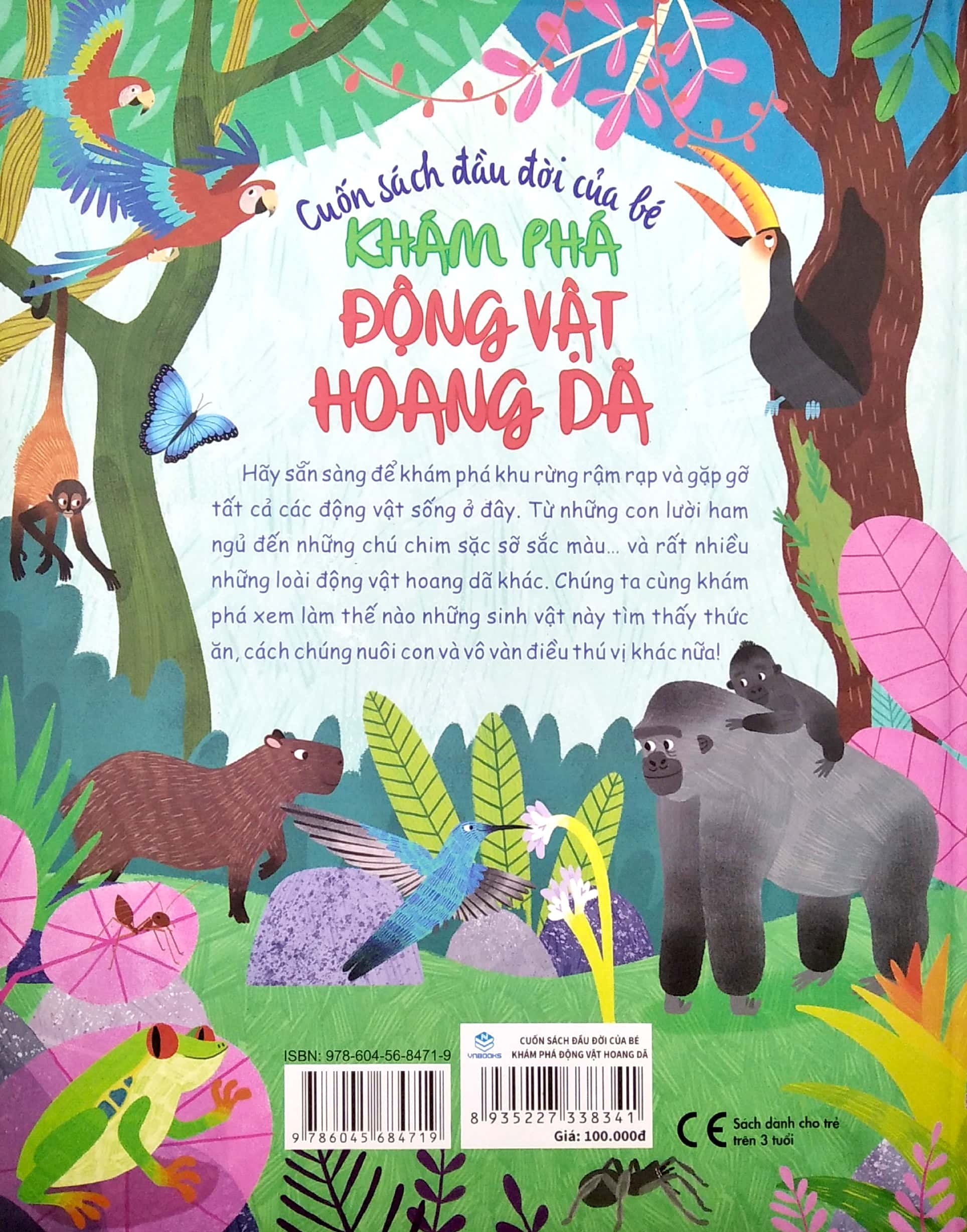 cuốn sách đầu đời của bé - khám phá động vật hoang dã