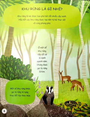 cuốn sách đầu đời của bé - khám phá sinh vật rừng