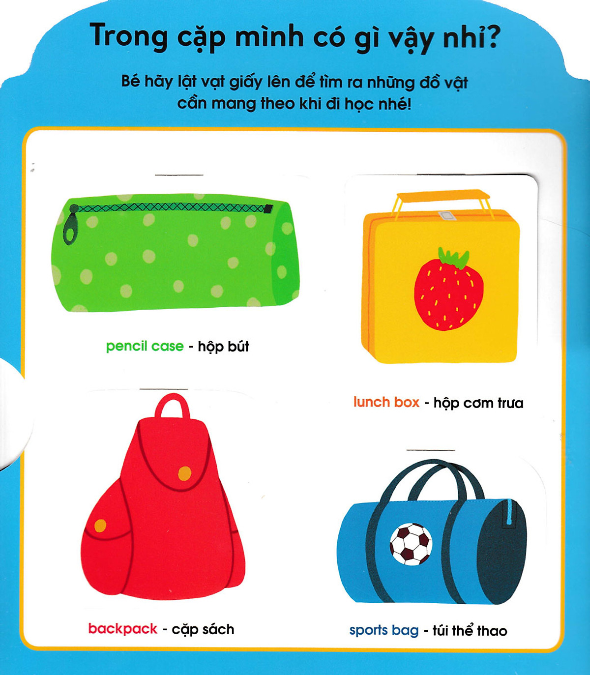 cuốn sách đầu tiên của bé - chuẩn bị tới trường (dành cho bé từ 3-5 tuổi)