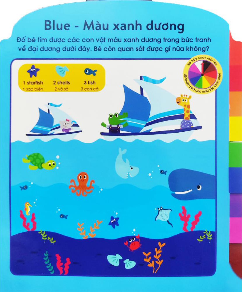 cuốn sách đầu tiên của bé - màu sắc (dành cho bé từ 3-5 tuổi)