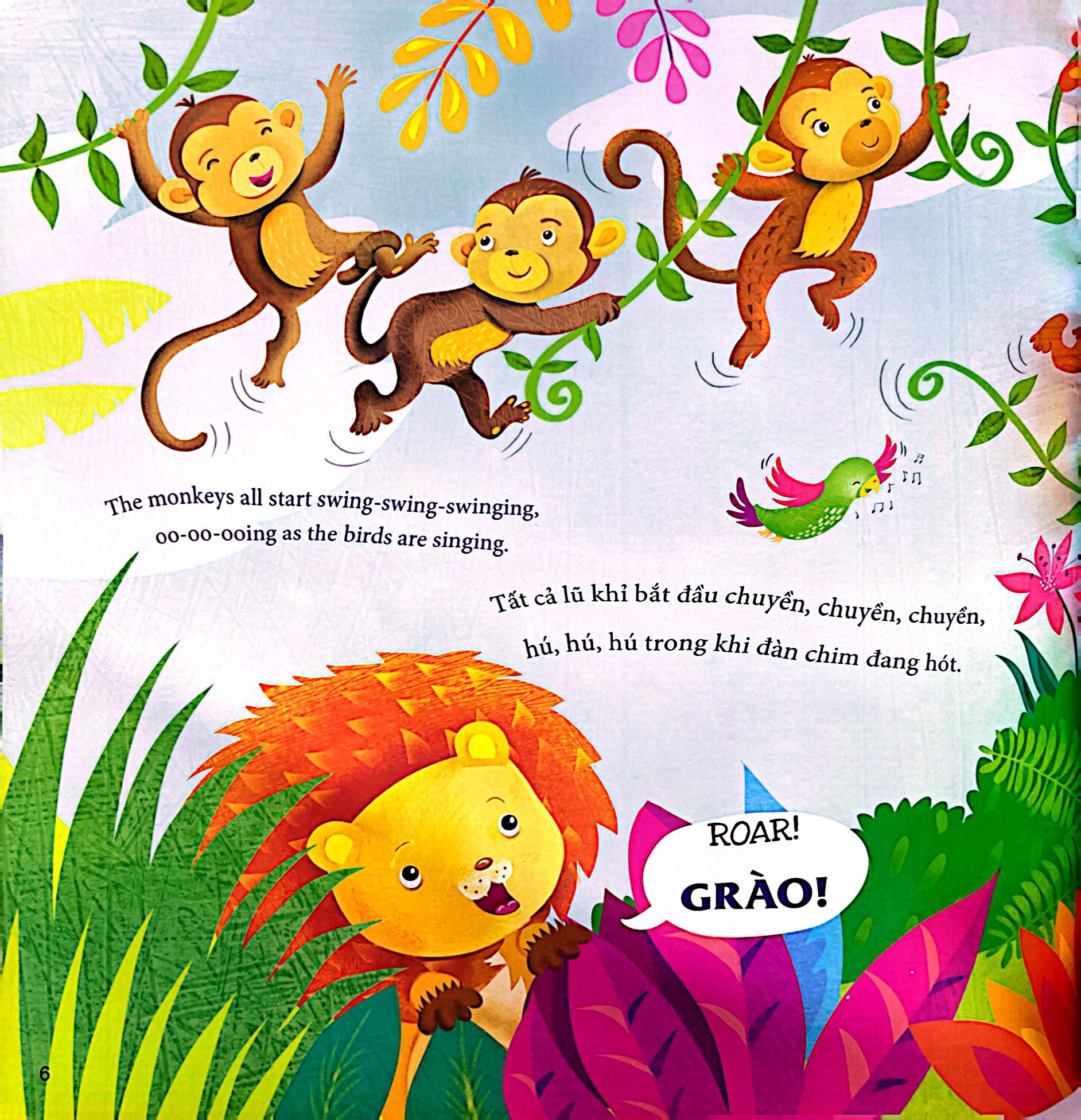 cuốn sách đầu tiên của bé - roar roar roaring - tiếng gầm của sư tử