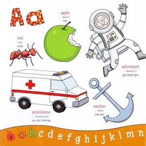 cuốn sách đầu tiên của bé về chữ cái