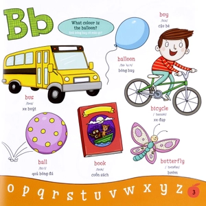 cuốn sách đầu tiên của bé về chữ cái