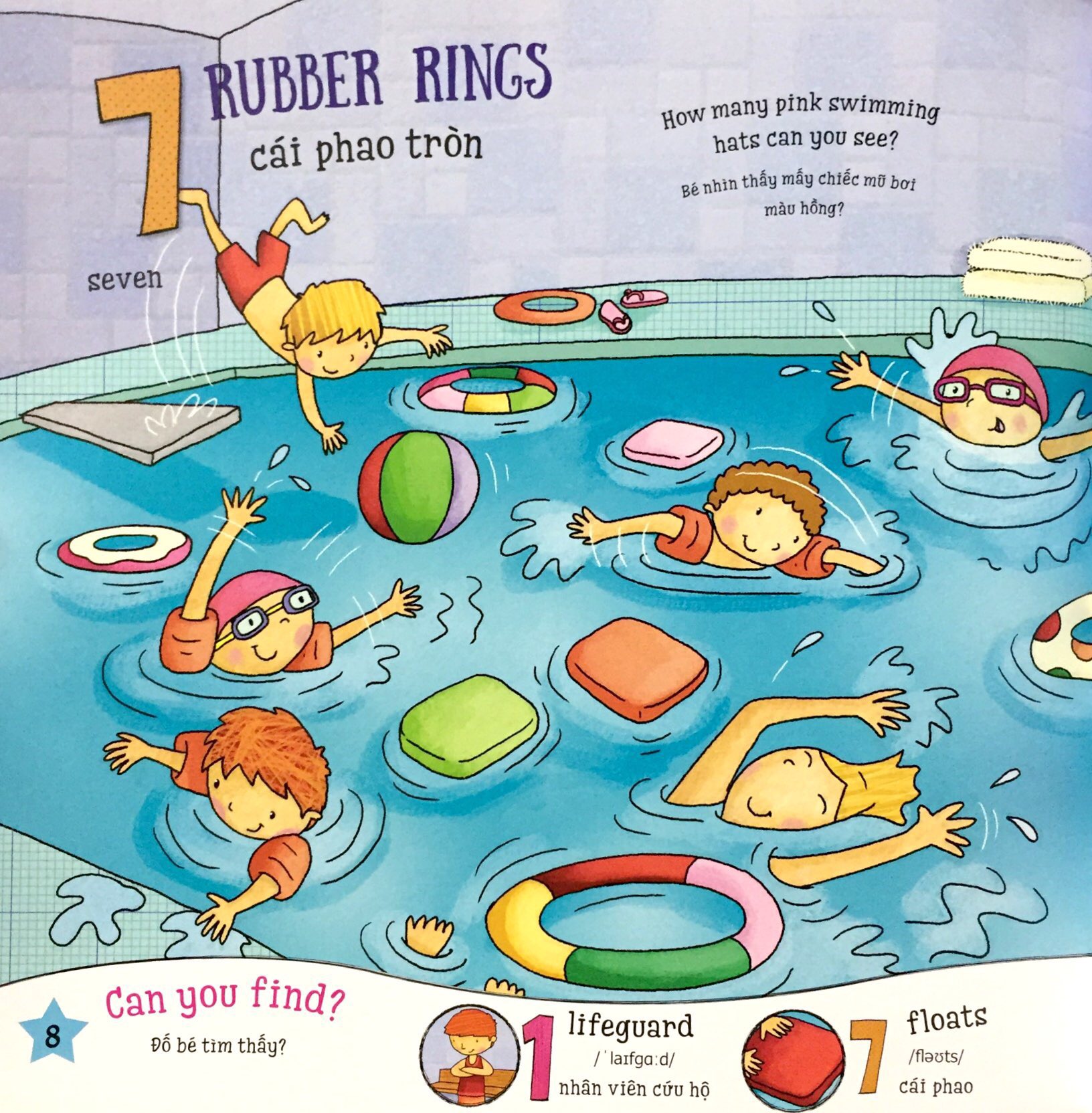 cuốn sách đầu tiên của bé về con số