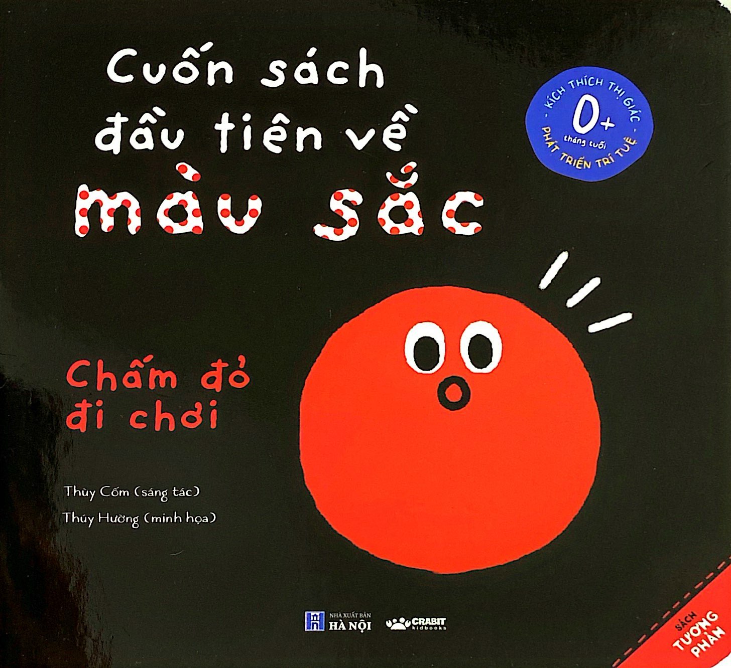 cuốn sách đầu tiên về màu sắc - chấm đỏ đi chơi