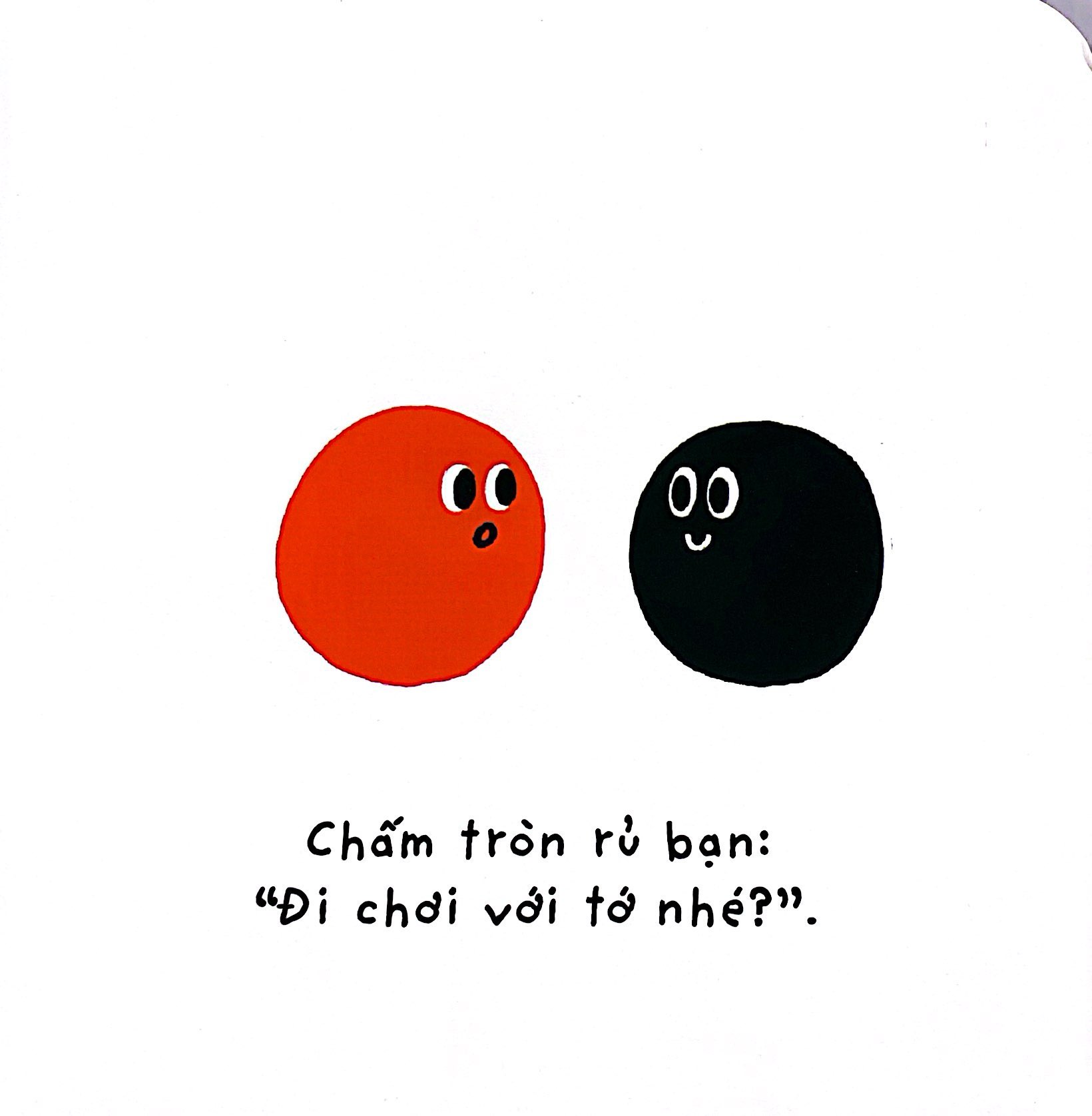 cuốn sách đầu tiên về màu sắc - chấm đỏ đi chơi