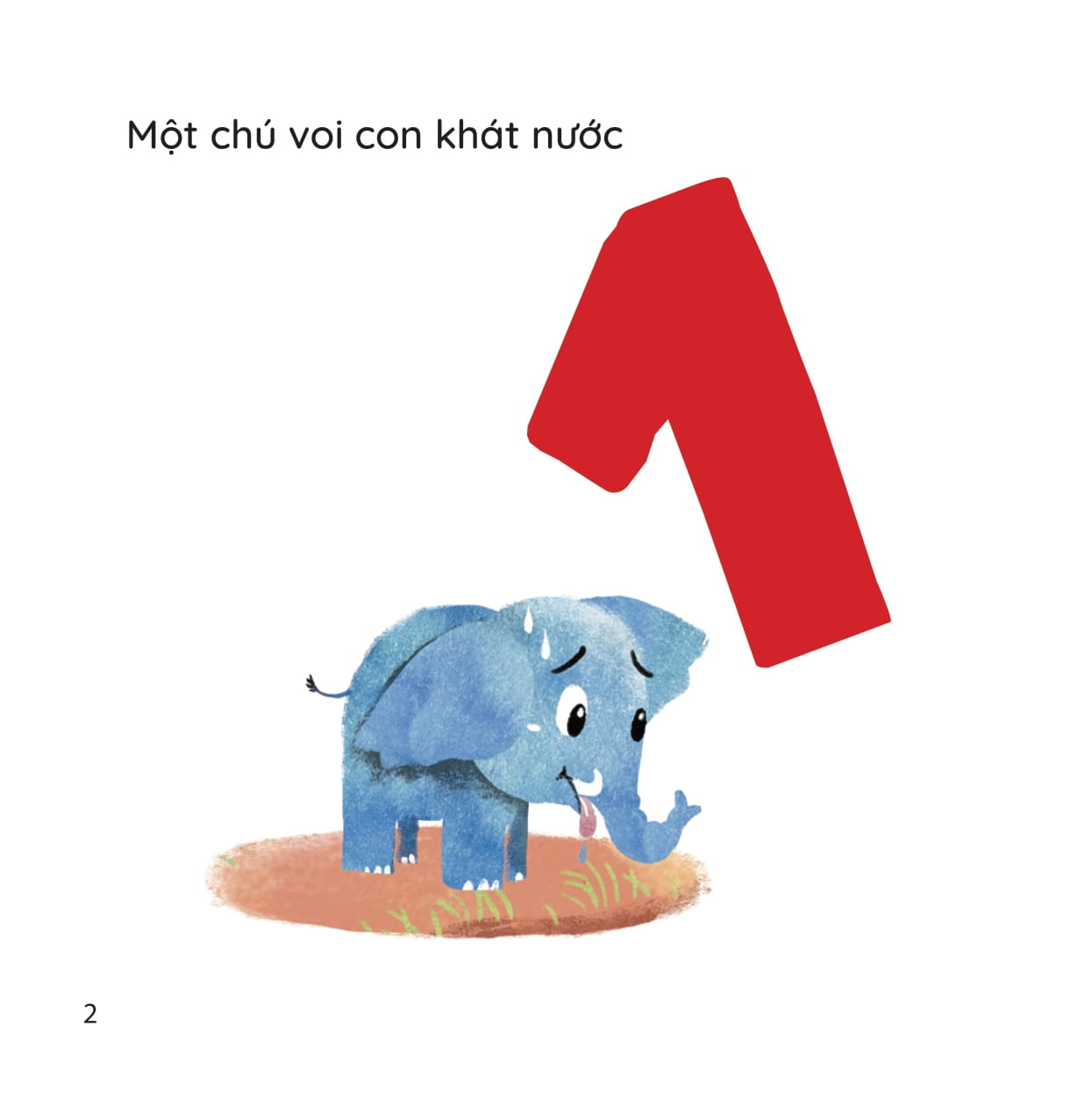 Cuon Sach Dau Tien - Voi Con Khat Nuoc - Bia Cung