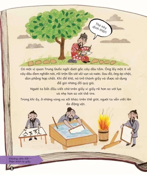 cuốn sách khoa học đầu tiên dành cho học sinh tiểu học - câu chuyện về các phát minh vĩ đại