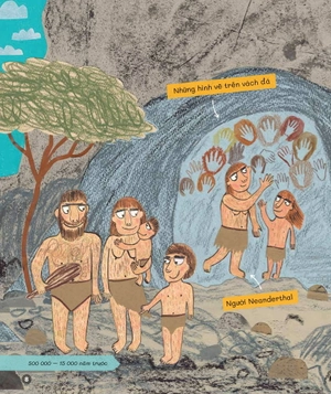 cuốn sách khoa học đầu tiên dành cho học sinh tiểu học - câu chuyện về lịch sử loài người