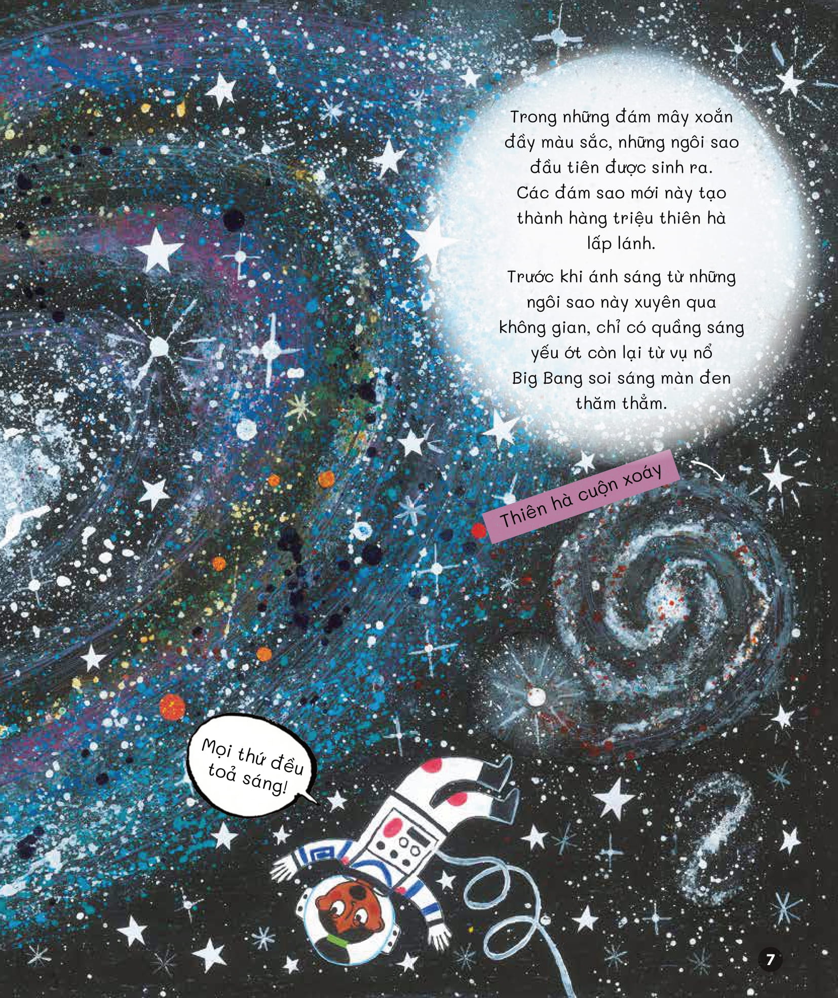 cuốn sách khoa học đầu tiên dành cho học sinh tiểu học - câu chuyện về vũ trụ kì diệu