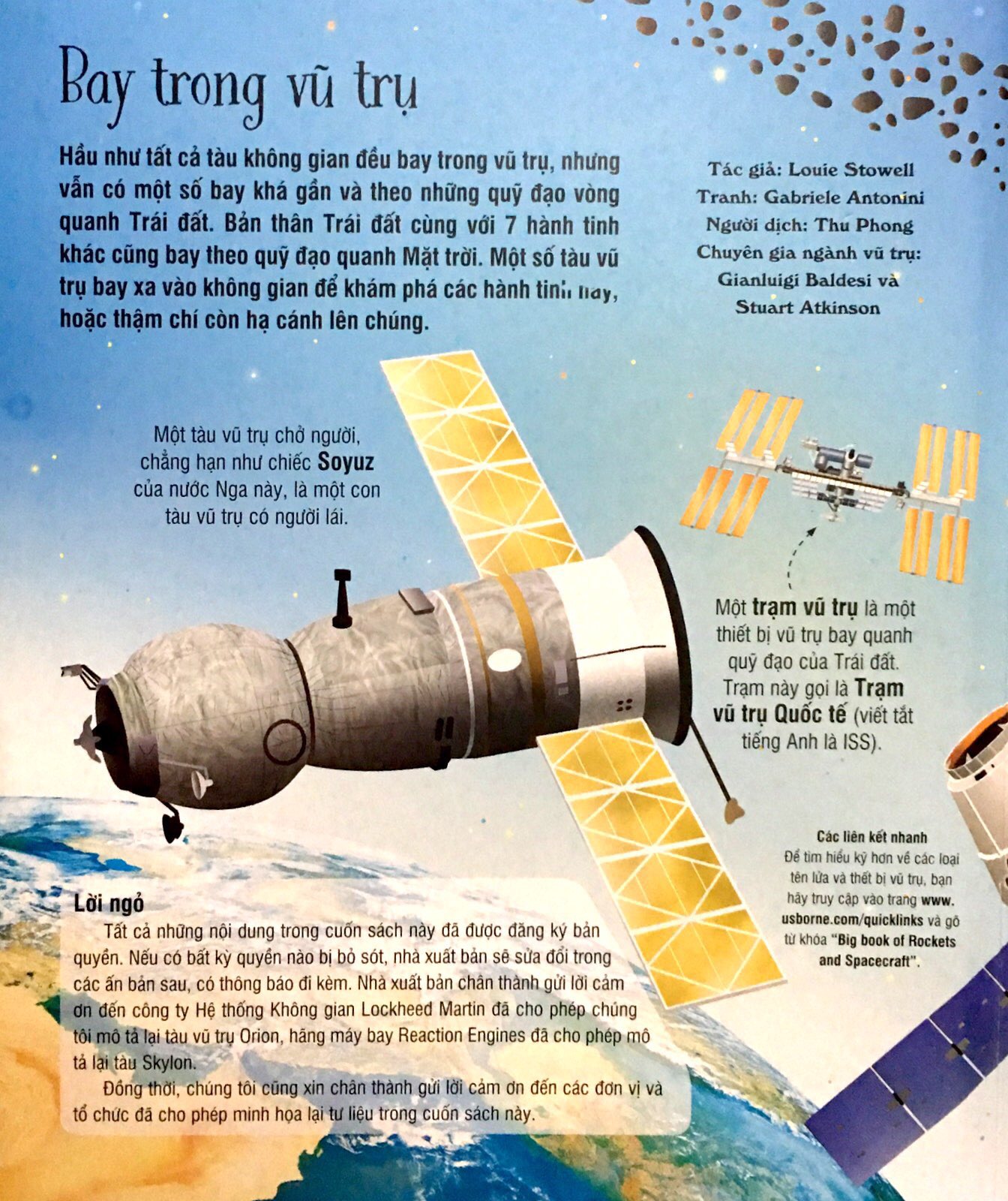 cuốn sách khổng lồ về tên lửa và các thiết bị vũ trụ (2018)