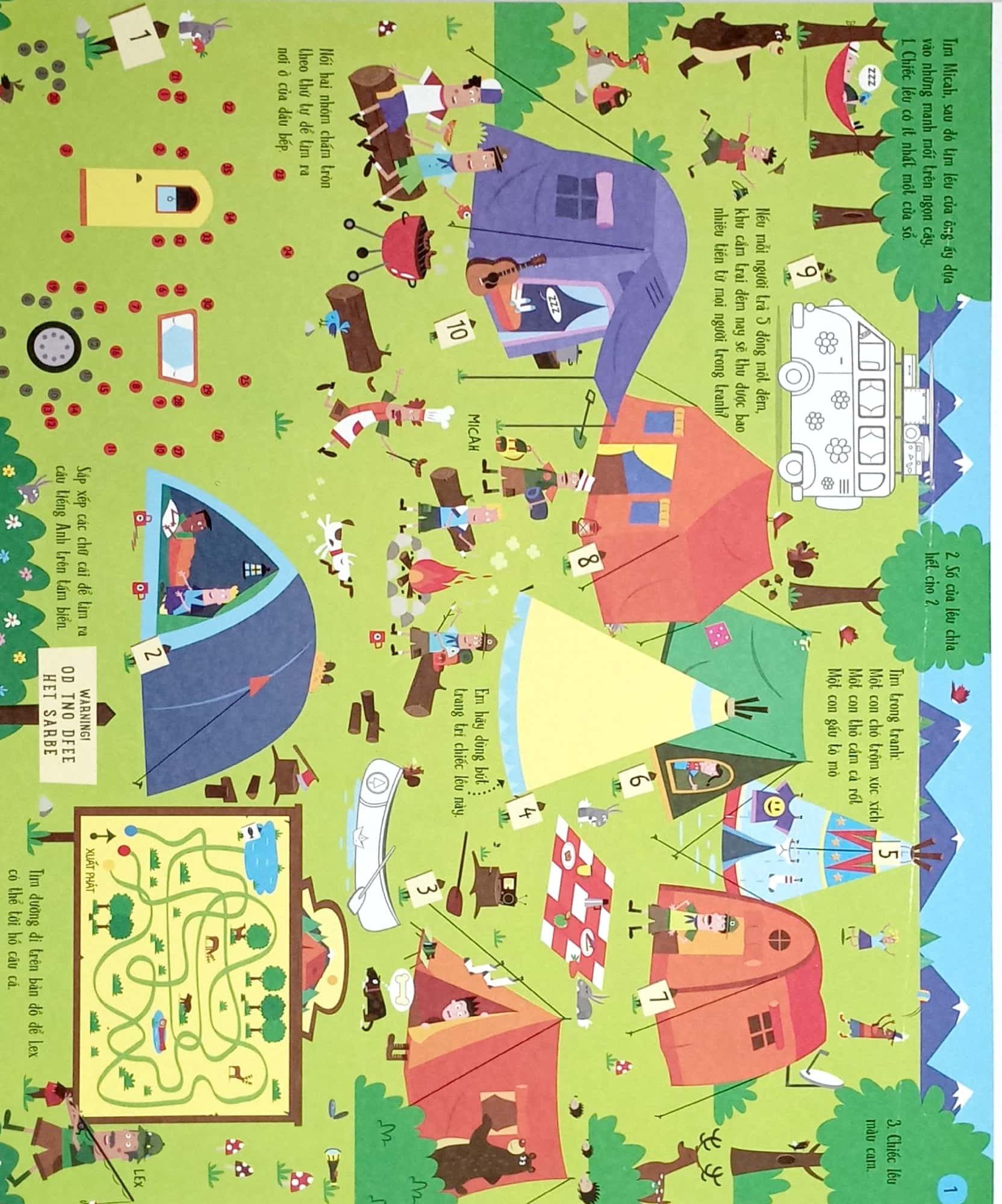 cuốn sách khổng lồ về trò chơi tư duy - holiday activity pad (tái bản 2023)