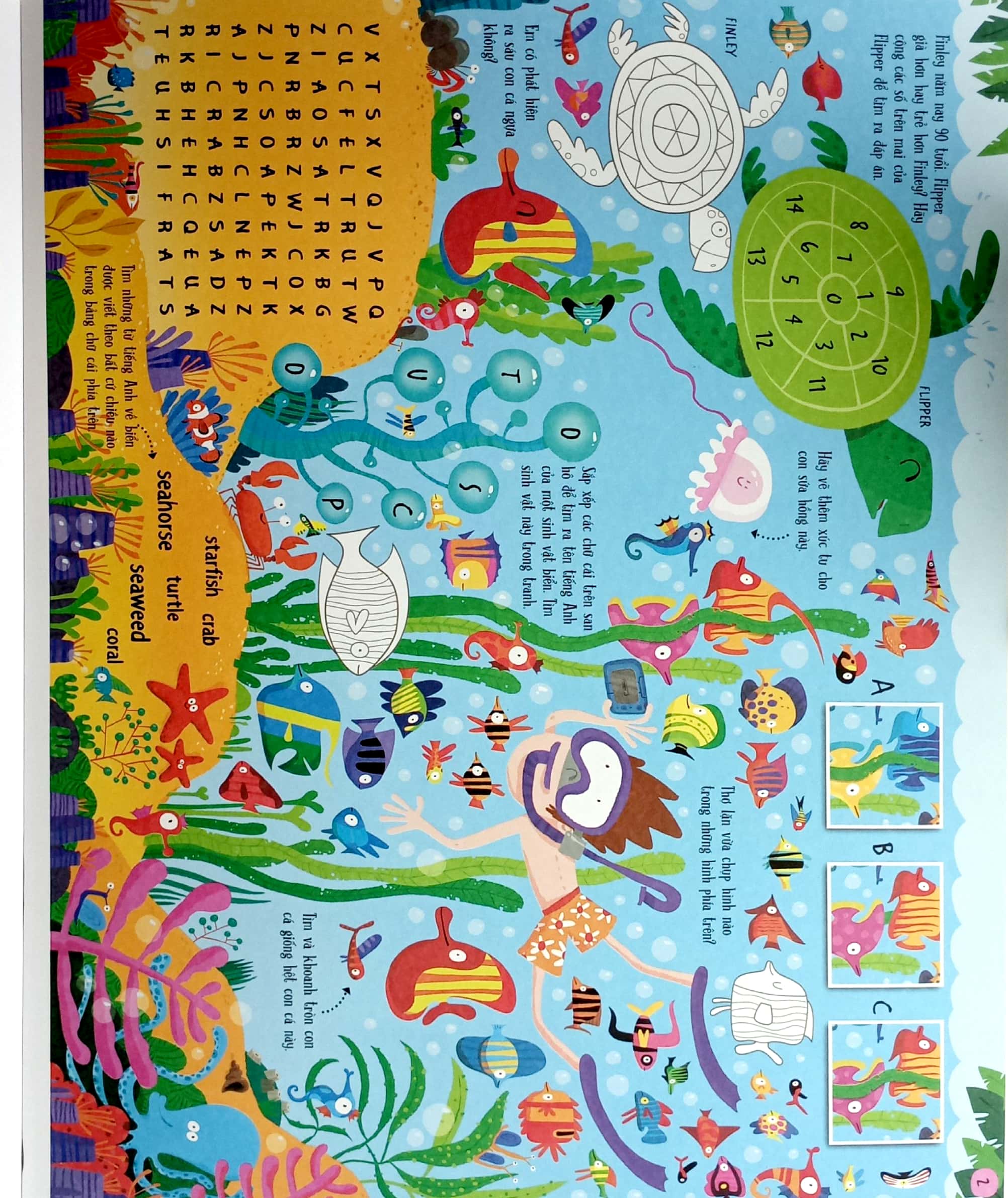 cuốn sách khổng lồ về trò chơi tư duy - holiday activity pad (tái bản 2023)