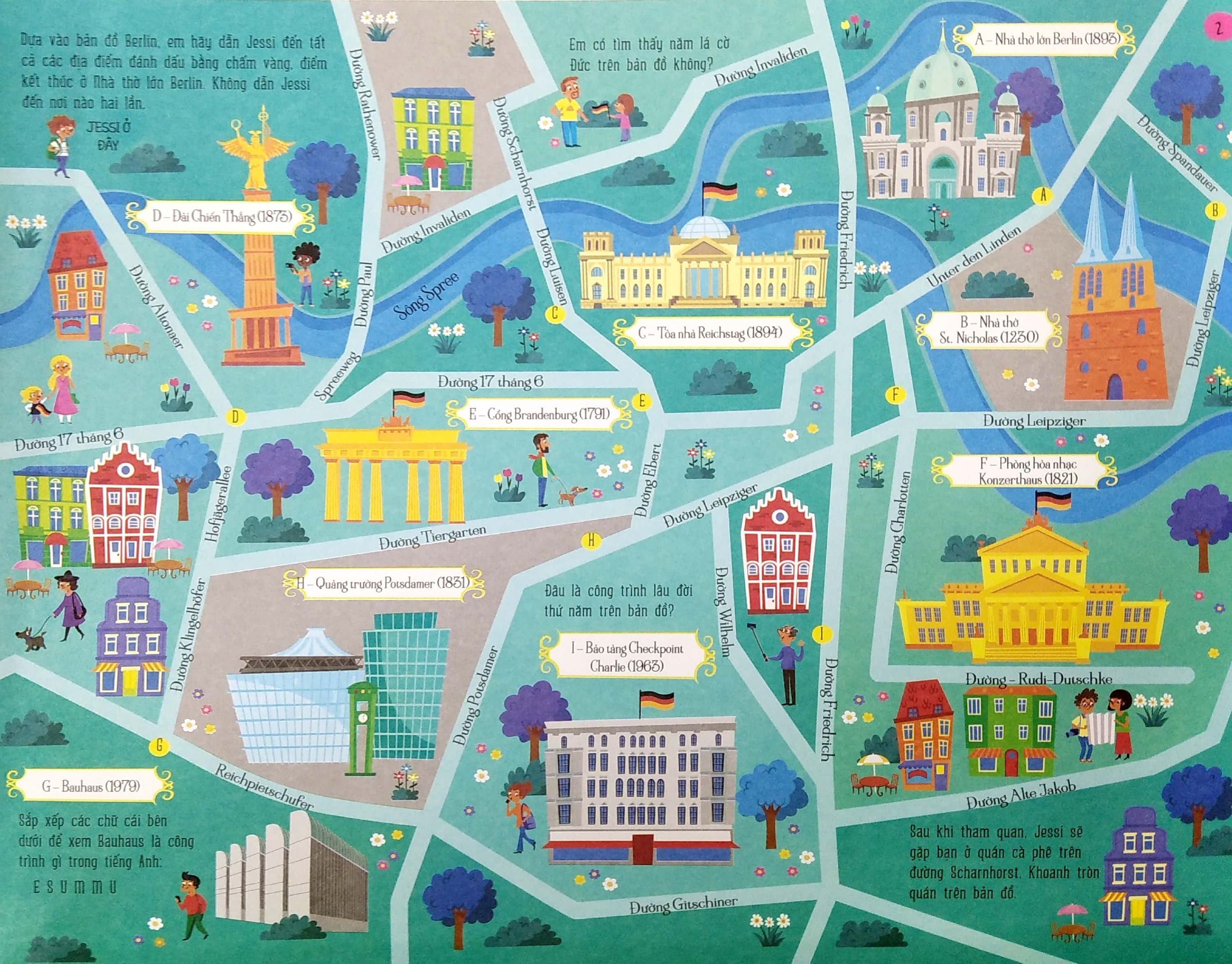 cuốn sách khổng lồ về trò chơi tư duy - maps activity pad (tái bản 2023)