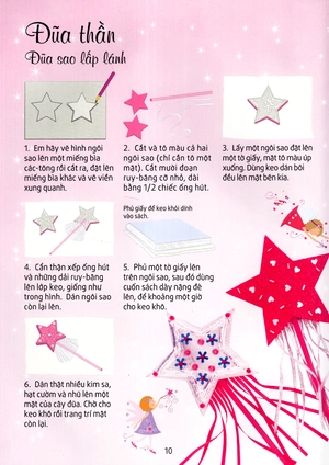 cuốn sách lớn dành cho bé gái - ý tưởng sáng tạo: thế giới các nàng tiên xinh đẹp