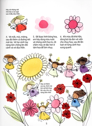 cuốn sách lớn dành cho bé gái - ý tưởng sáng tạo: thế giới các nàng tiên xinh đẹp