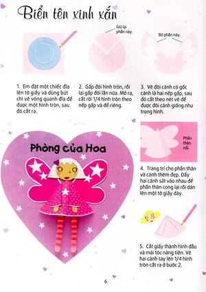 cuốn sách lớn dành cho bé gái - ý tưởng sáng tạo: thế giới các nàng tiên xinh đẹp