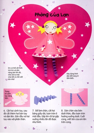 cuốn sách lớn dành cho bé gái - ý tưởng sáng tạo: thế giới các nàng tiên xinh đẹp