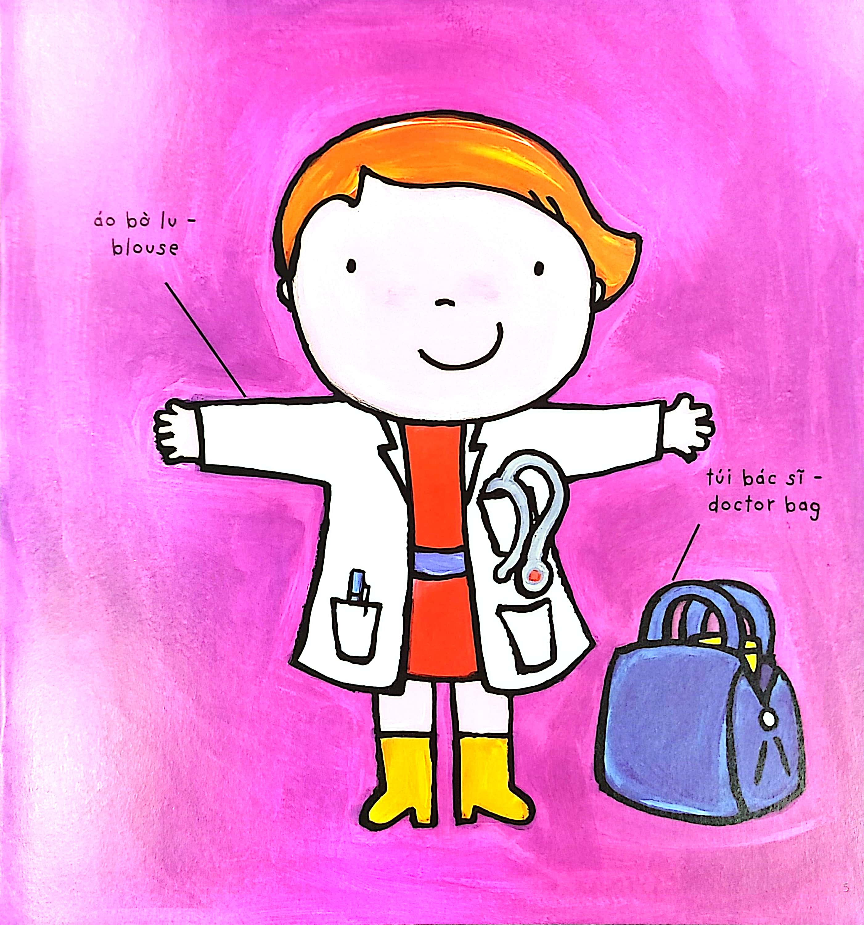 cuốn sách lớn rực rỡ về bác sĩ
