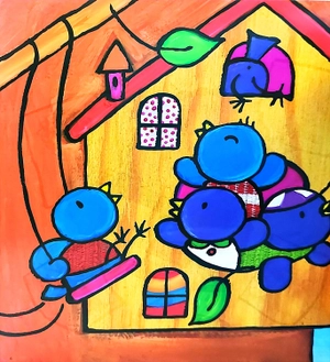 cuốn sách lớn rực rỡ về bốn mùa