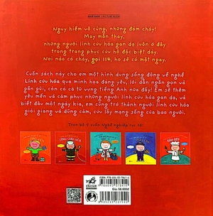 cuốn sách lớn rực rỡ về lính cứu hỏa