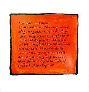 cuốn sách lớn rực rỡ về loài vật