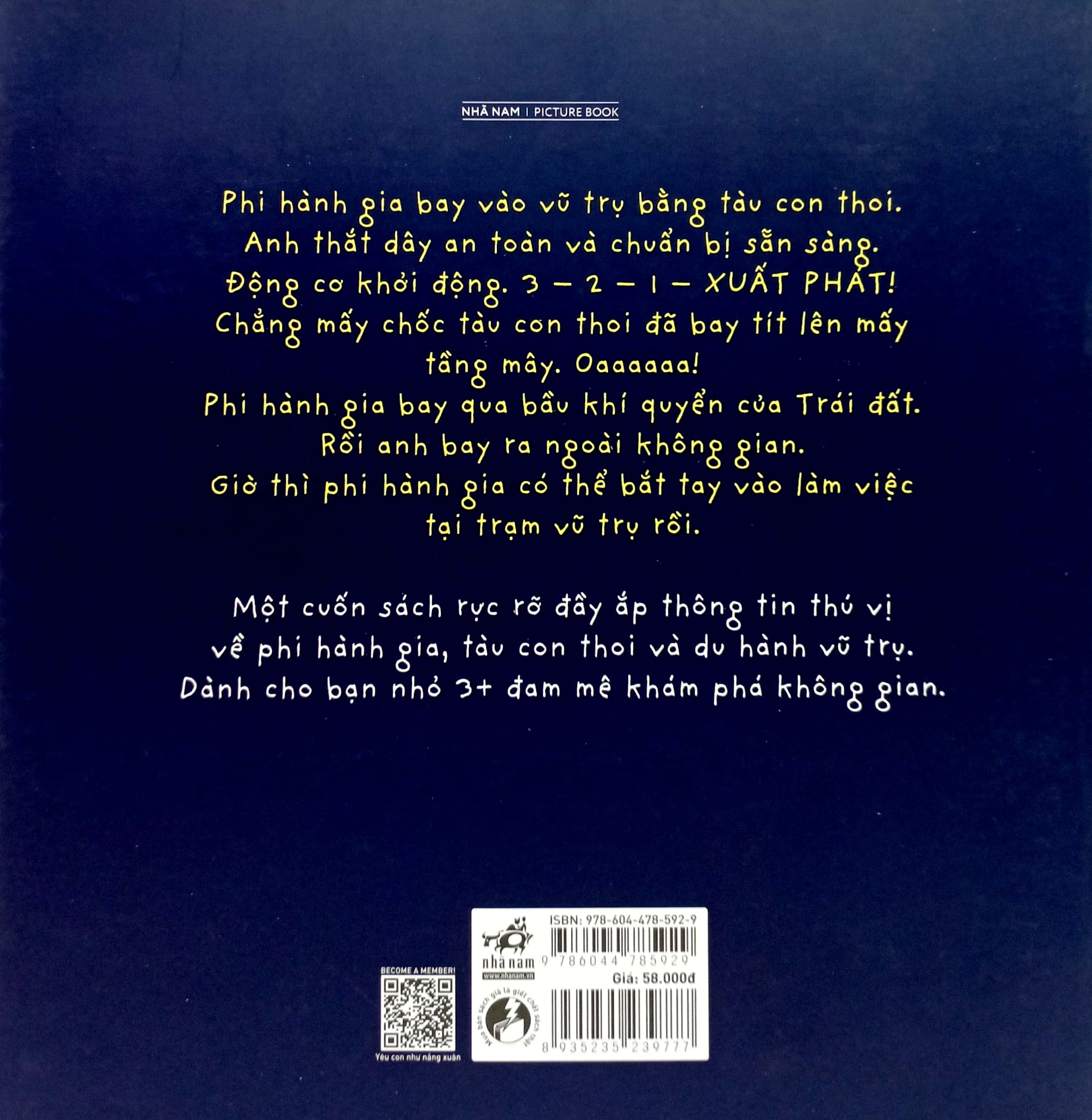 cuốn sách lớn rực rỡ về - phi hành gia (kèm từ vựng song ngữ)