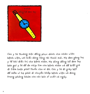 cuốn sách lớn rực rỡ về - y tá (kèm từ vựng song ngữ)