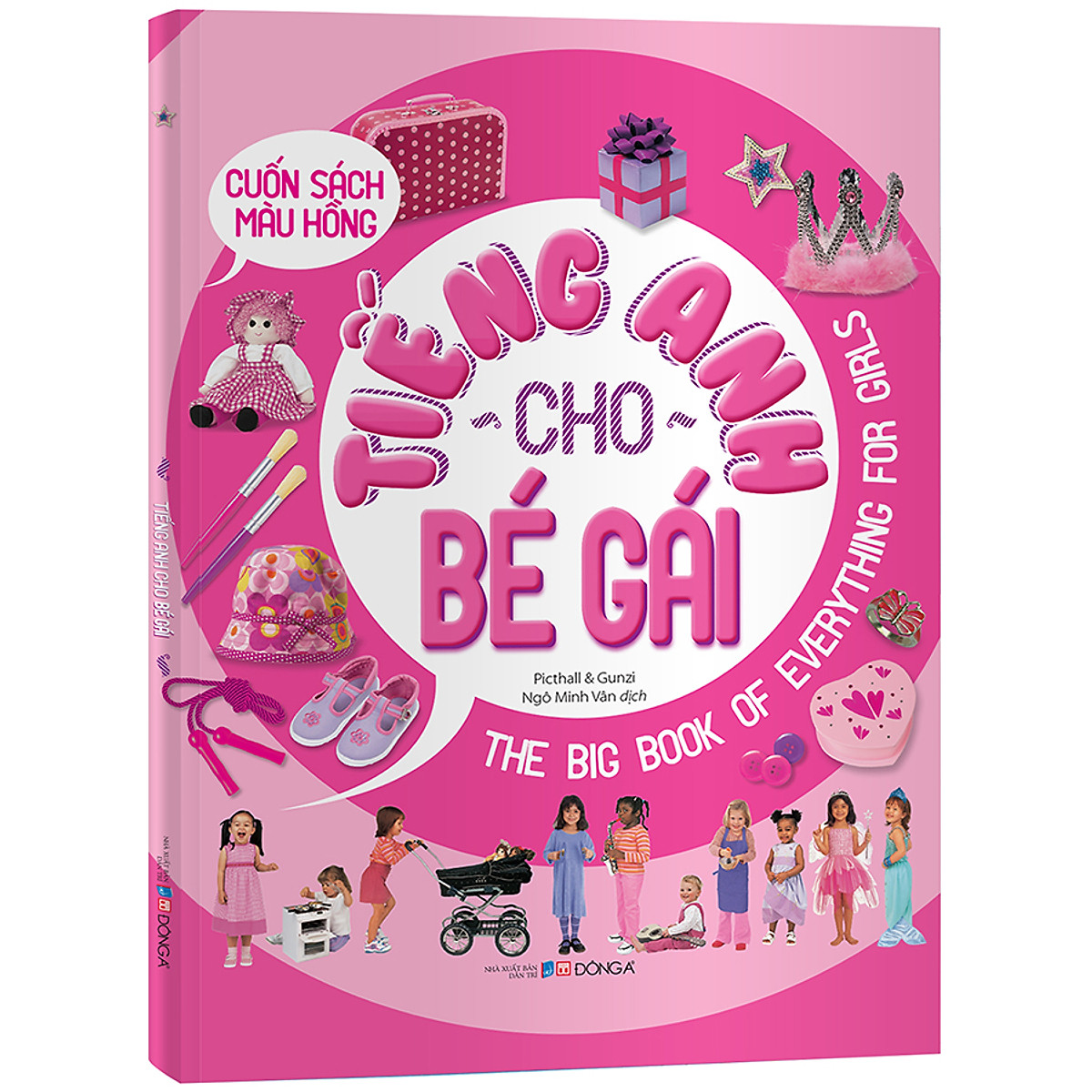 cuốn sách màu hồng - tiếng anh cho bé gái (2019)