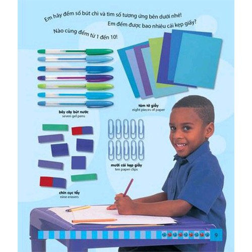 cuốn sách màu xanh - tiếng anh cho bé trai (2019)