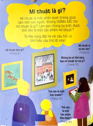 cuốn sách nhỏ, ý tưởng lớn - mĩ thuật là gì?