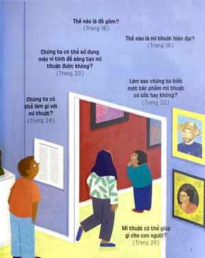 cuốn sách nhỏ, ý tưởng lớn - mĩ thuật là gì?