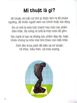 cuốn sách nhỏ, ý tưởng lớn - mĩ thuật là gì?