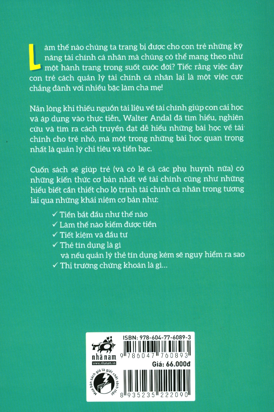 cuốn sách tài chính đầu đời