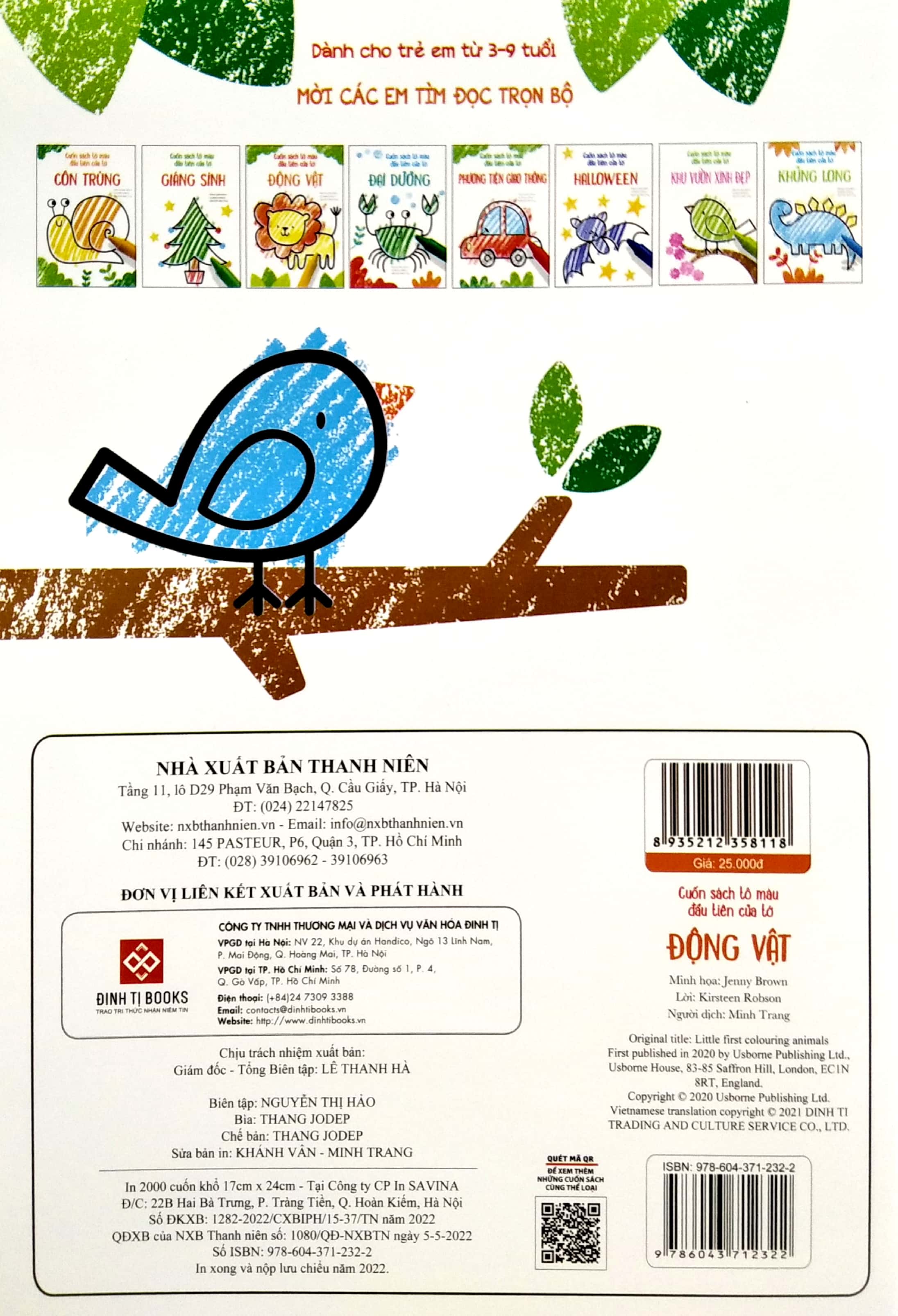 cuốn sách tô màu đầu tiên của tớ - động vật