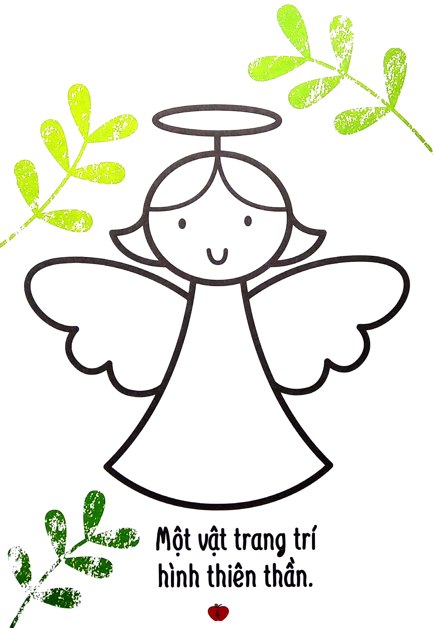 cuốn sách tô màu đầu tiên của tớ - giáng sinh