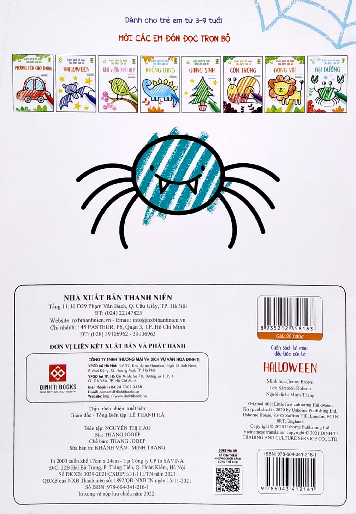 cuốn sách tô màu đầu tiên của tớ - halloween