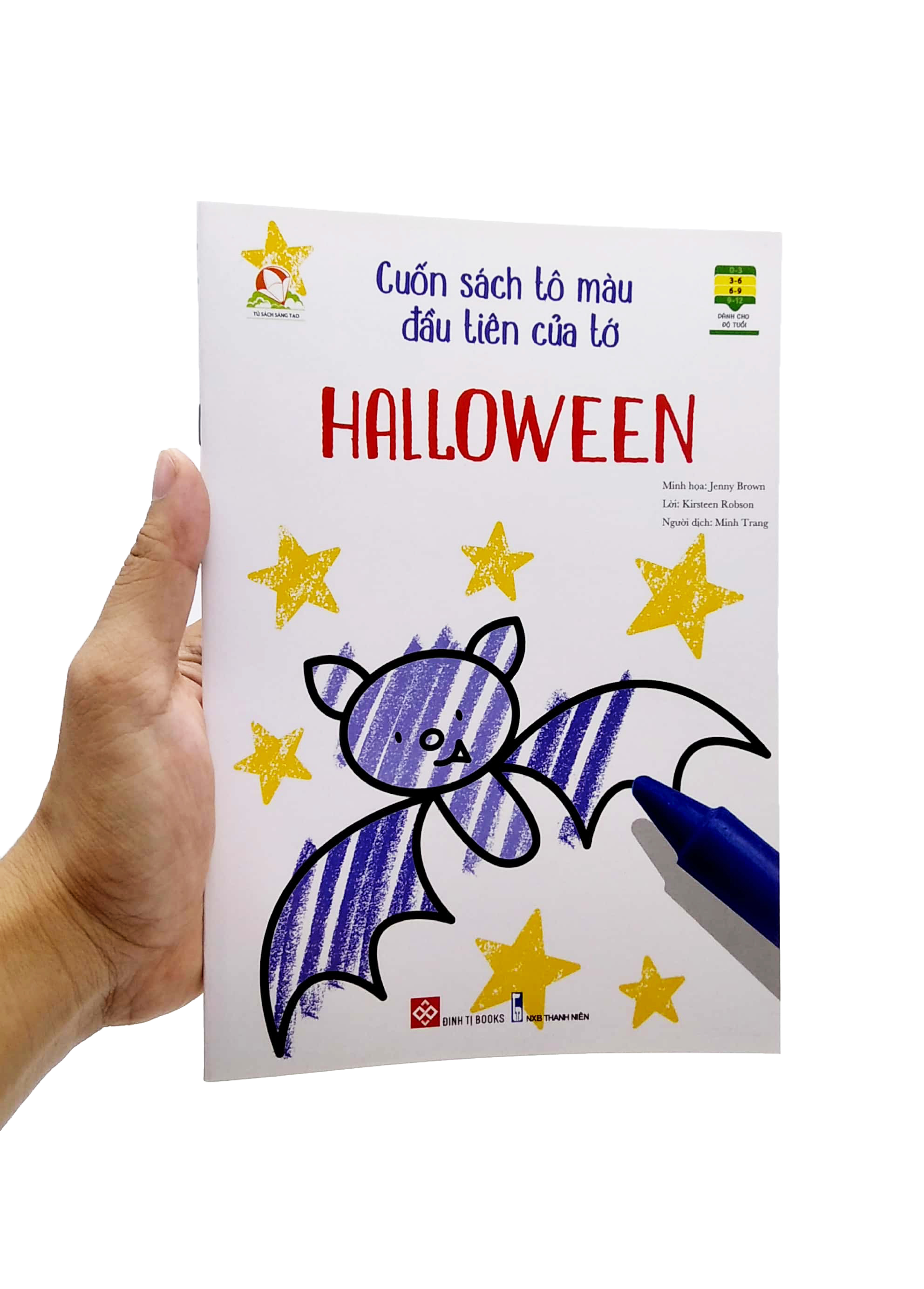cuốn sách tô màu đầu tiên của tớ - halloween