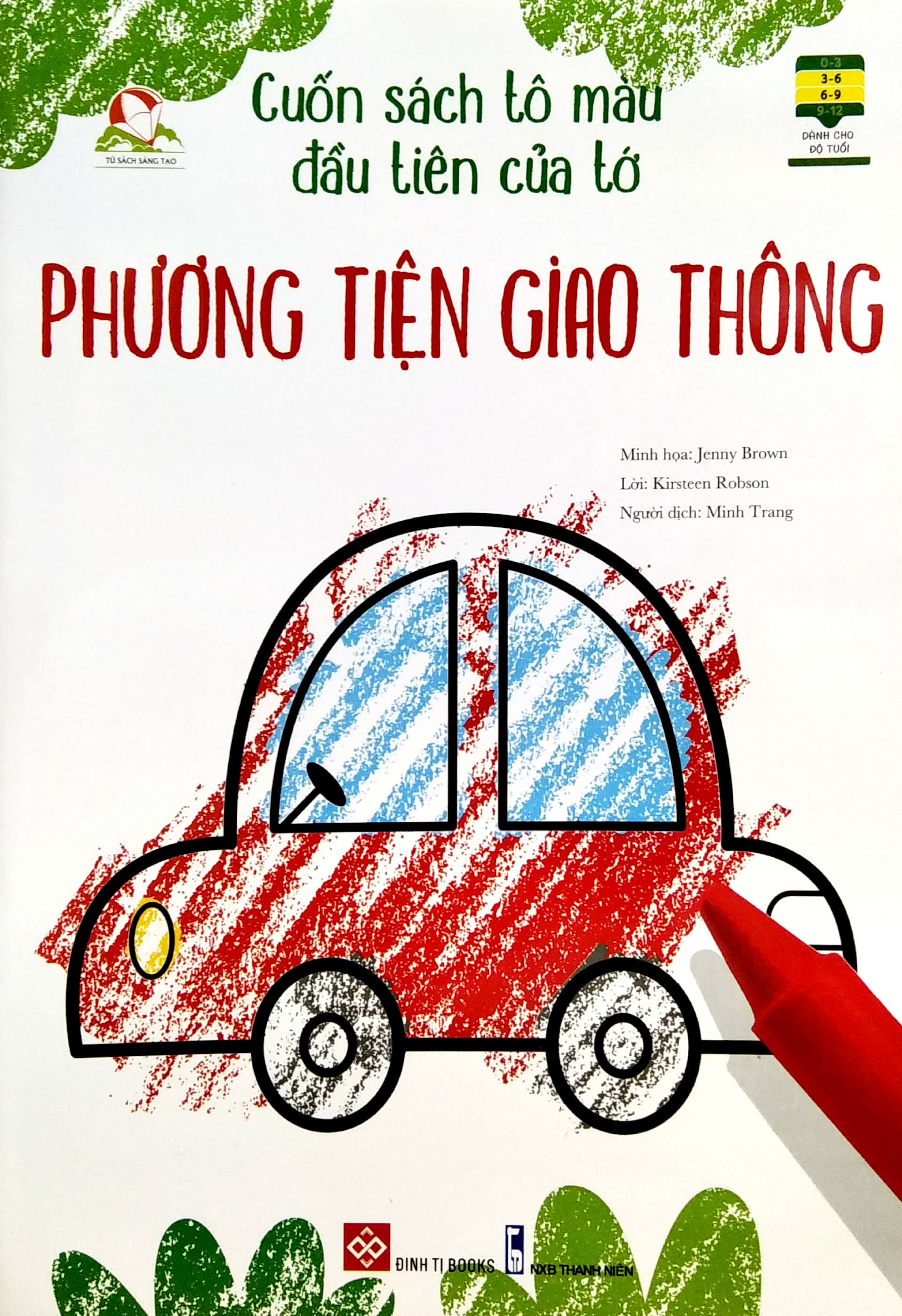 cuốn sách tô màu đầu tiên của tớ - phương tiện giao thông