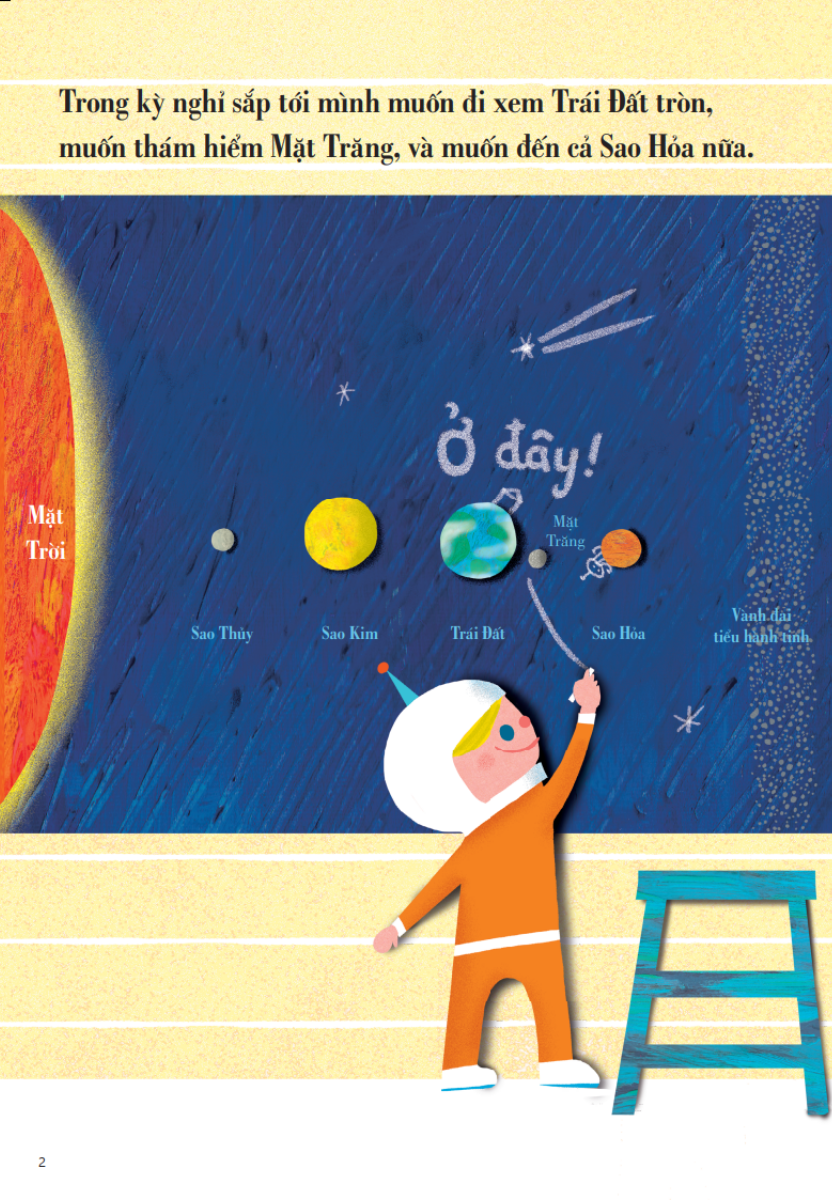 Cuốn Sách Tranh Về Du Hành Vũ Trụ